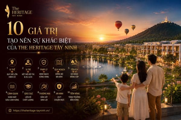 10 Giá Trị Tạo Nên Sự Khác Biệt Của The Heritage Tây Ninh