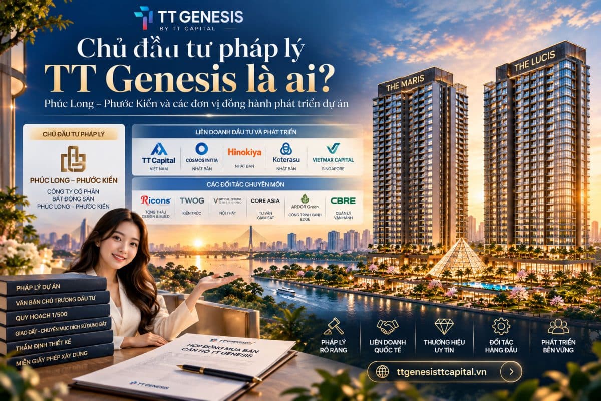 Chủ đầu tư pháp lý TT Genesis là ai? Vai trò của Phúc Long - Phước Kiển
