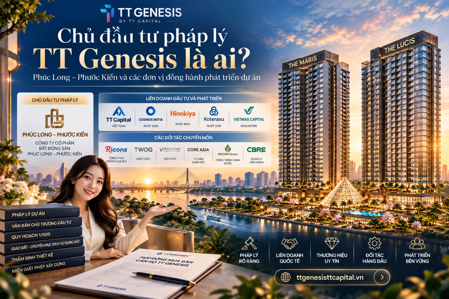 Chủ đầu tư pháp lý TT Genesis là ai? Vai trò của Phúc Long - Phước Kiển